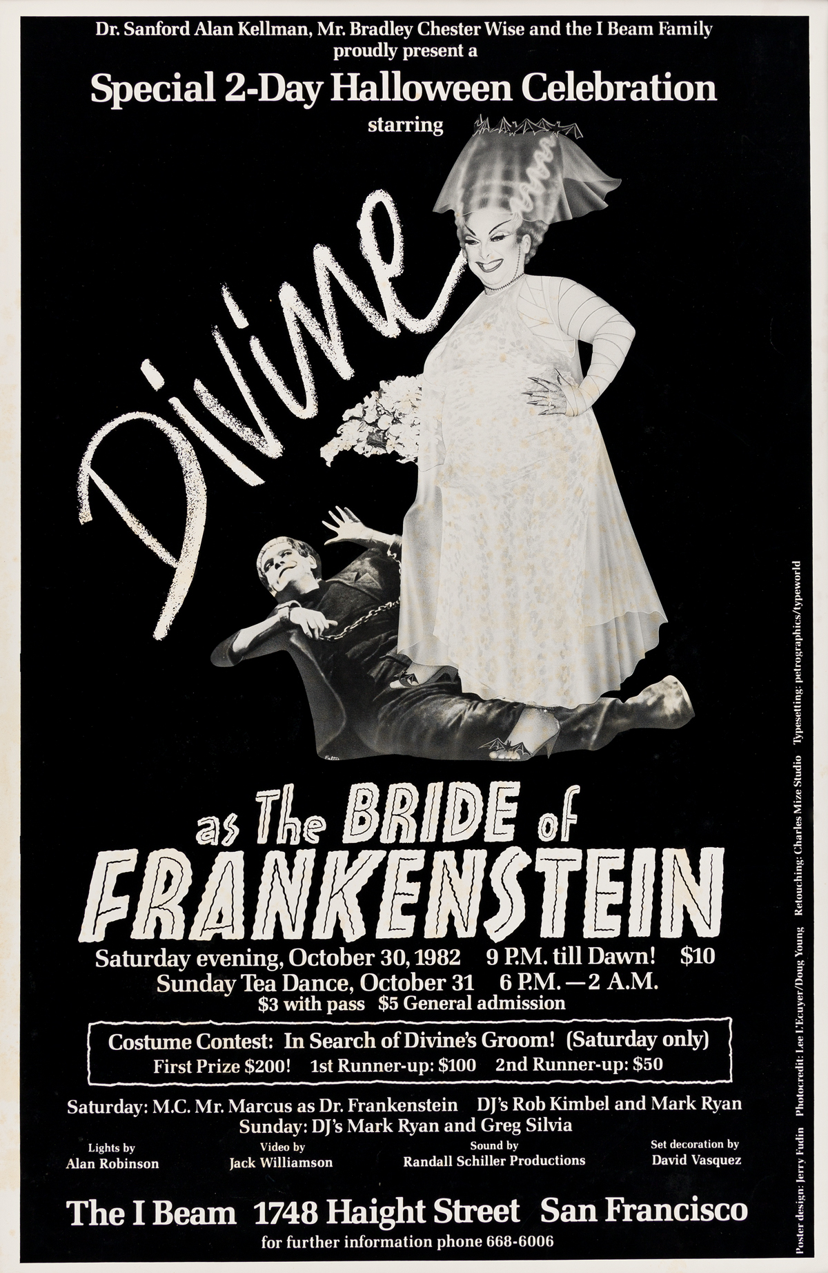 JERRY FUDIN (Dates Unknown) Divine in Bride of Frankenstein